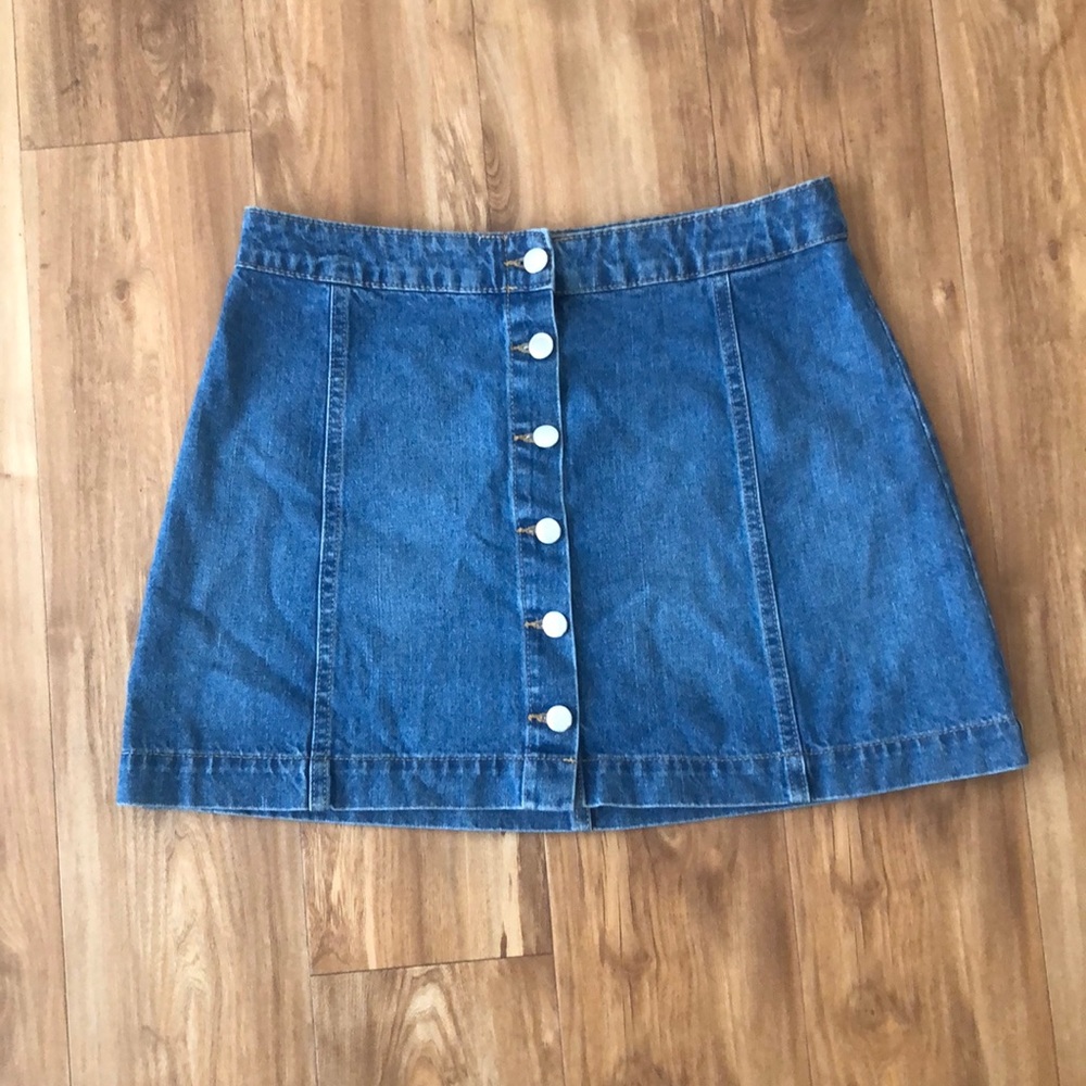 Blue jean skirt